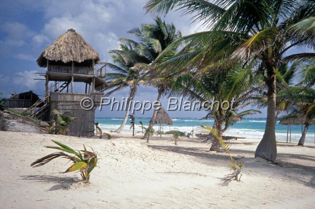 mexique 05.JPG - Plage de TulumYucatan, Mexique